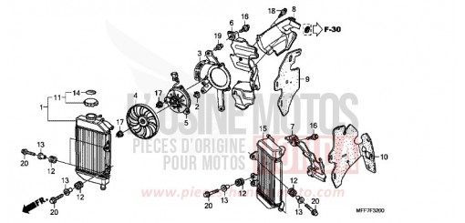 RADIATEUR XL700VA9 de 2009